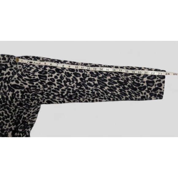 ODDY Womens 3XL Leopard Print Button Front Sweater Cardigan Long Sleeve Mob Wife - Picture 6 of 11